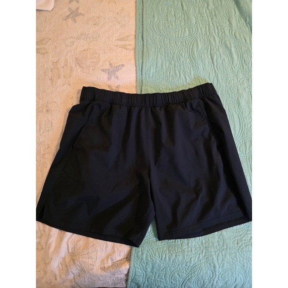 Old Navy Men's XL Black Active Quick Dry Elastic Waist Short 7 Inch Inseam. - Picture 1 of 7